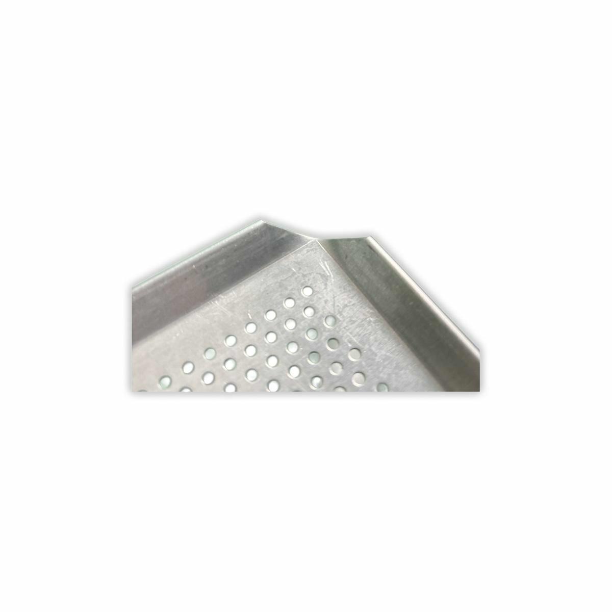 Aluminium bakplaat 40/60 - geperforeerd