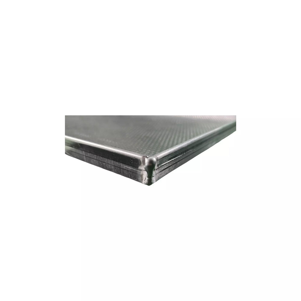 Aluminium bakplaat 40/60 - geperforeerd (3 randen)