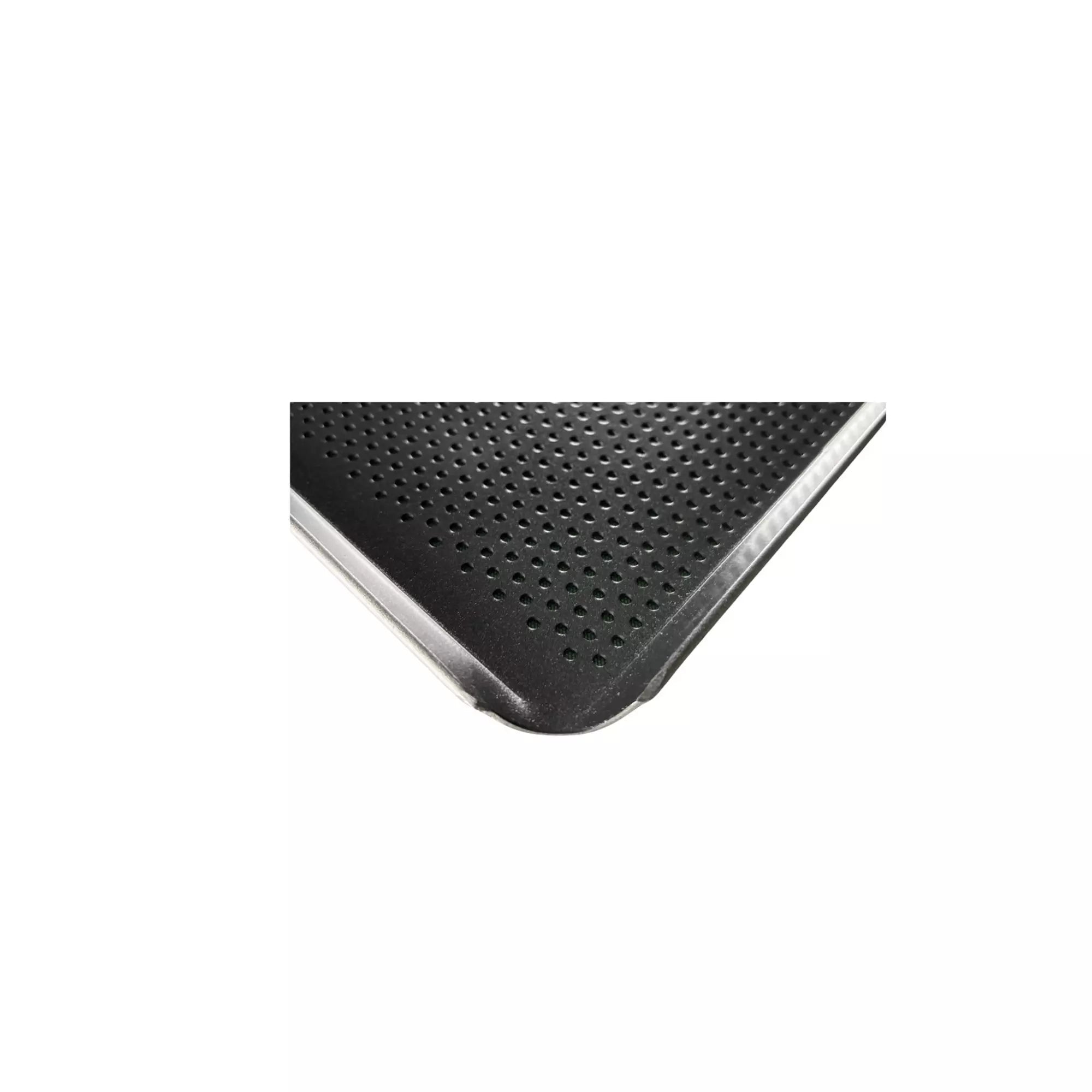Aluminium bakplaat 40/60 - geperforeerd (teflon)