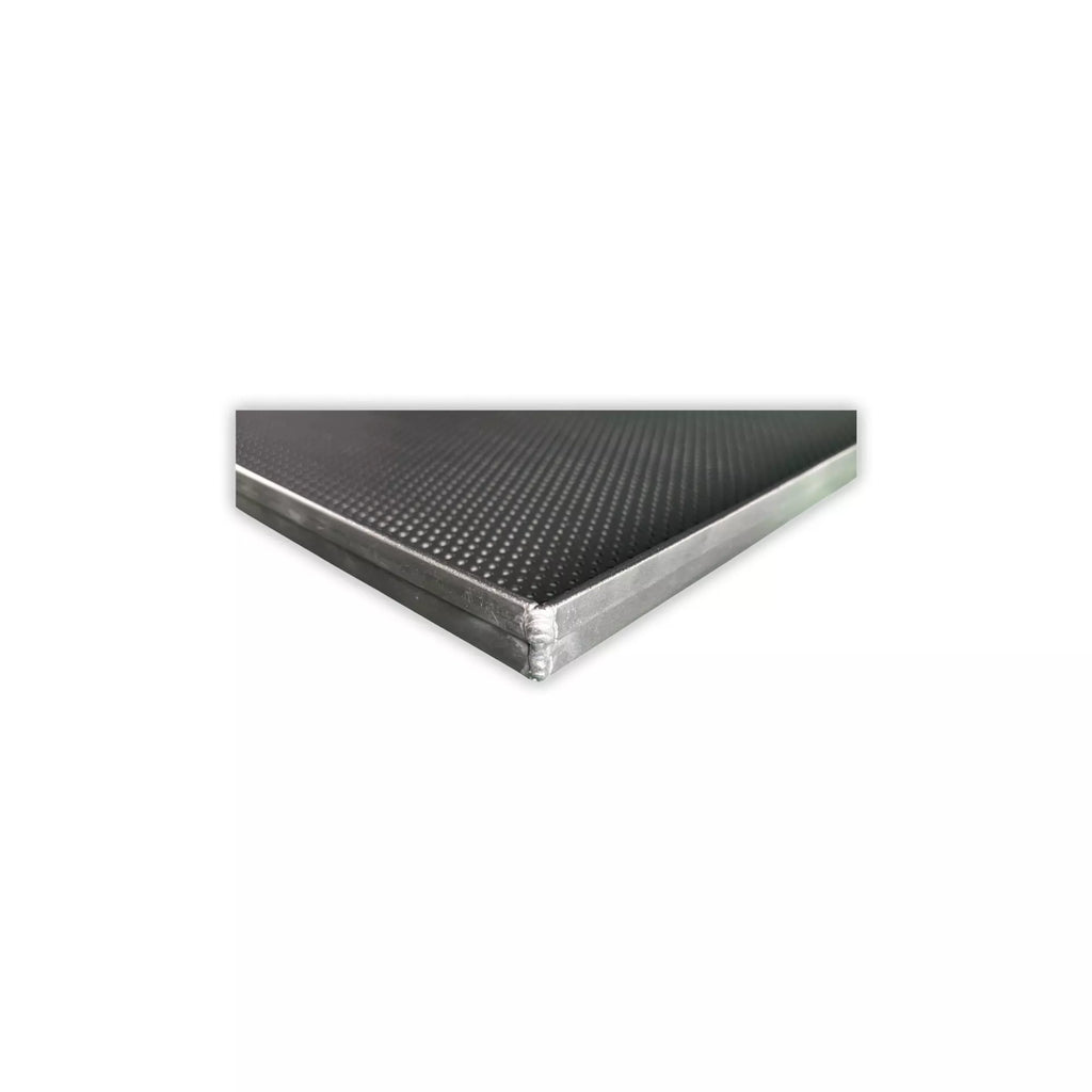 Aluminium bakplaat 60/80 - geperforeerd (teflon)