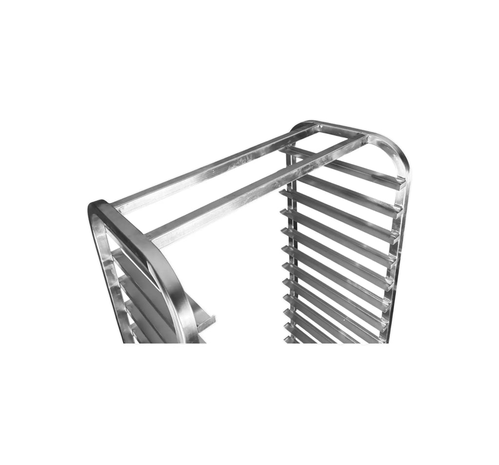 RVS regaalwagen 60 x 40 - 20 leggers (breed)